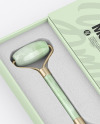 Jade Massage Roller W/ Box Mockup