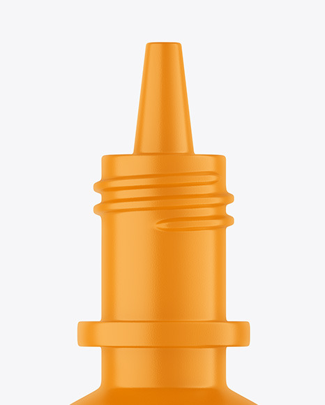 Matte Opened Eye Drops Bottle Mockup