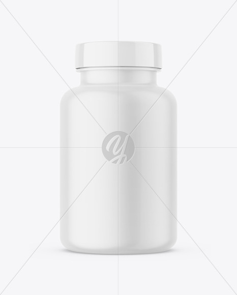 Matte Plastic Jar Mockup