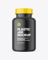 Matte Plastic Jar Mockup