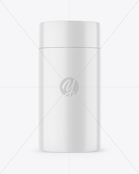 Glossy Paper Tube Mockup