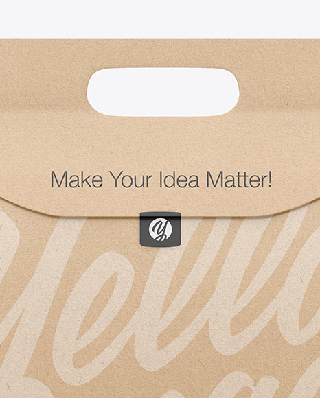 Kraft Paper Food Bag Mockup