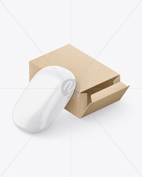 Kraft Paper Soap Box Mockup