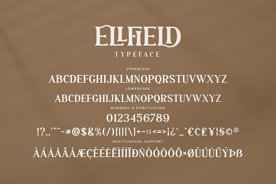 ELLFIELD FONT ELLFIELD FONT