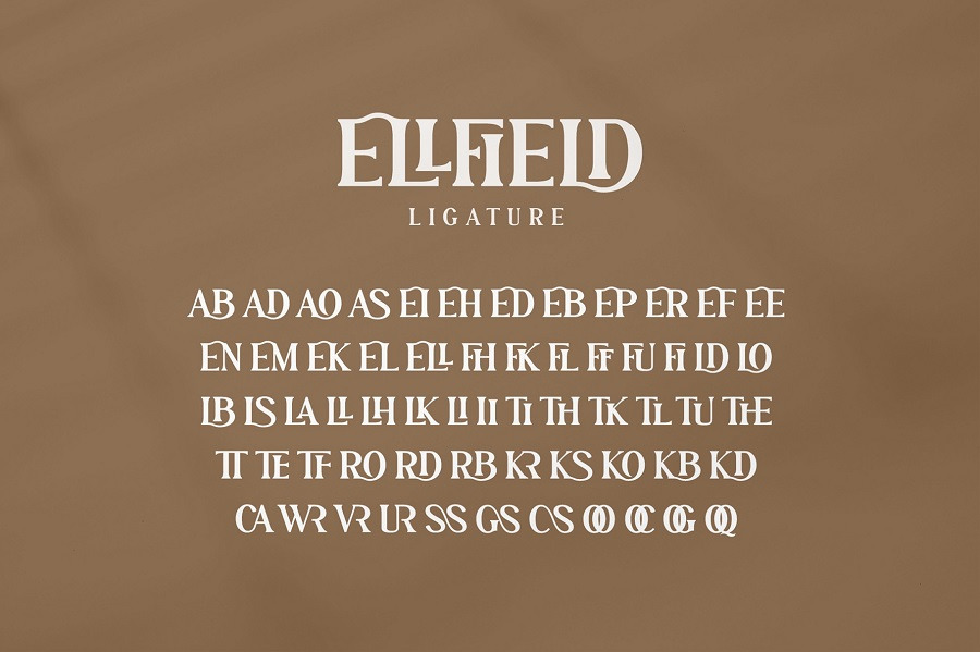 ELLFIELD FONT ELLFIELD FONT