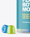 Frosted Plastic Bottle with Gummies Mockup Frosted Plastic Bottle with Gummies Mockup
