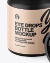 Matte Eye Drops Bottle Mockup