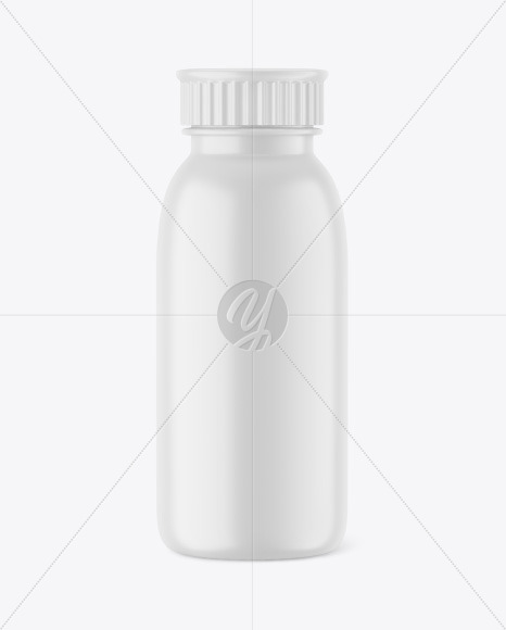 Matte Plastic Bottle Mockup