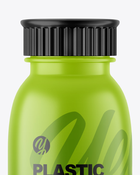 Matte Plastic Bottle Mockup