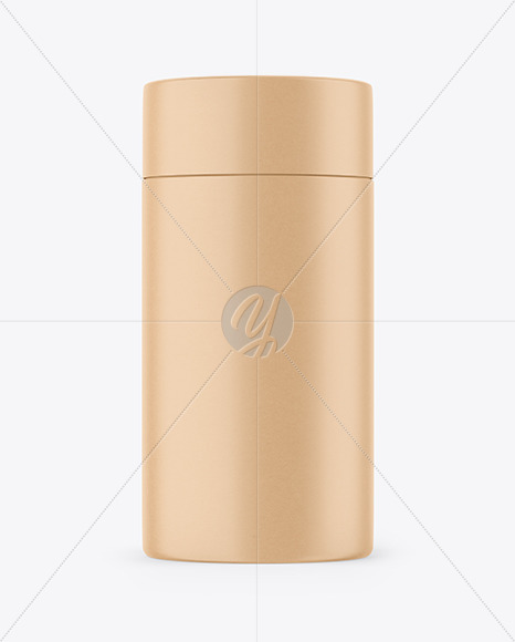 Kraft Paper Tube Mockup
