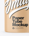 Kraft Paper Tube Mockup