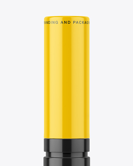 Glossy Mascara Tube Mockup