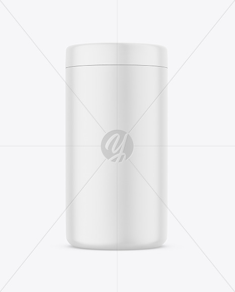 Matte Plastic Jar Mockup