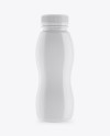 Glossy Plastic Bottle Mockup - Front View