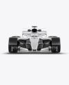 2017 Formula 1 Car Front view Mockup