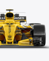 2017 Formula 1 Car Front view Mockup