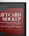 Gift Card in a Box Mockup - Top View