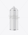 Glossy Spray Can Without Cap Mockup - Front View