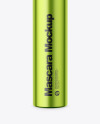 Metallic Mascara Tube Mockup