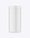 Glossy Plastic Jar Mockup