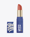 Opened Glossy Lipstick Mockup