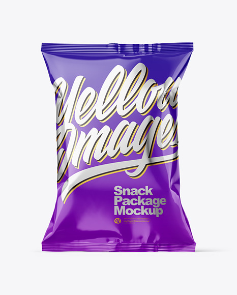 Glossy Snack Pack Mockup