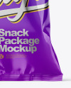 Glossy Snack Pack Mockup