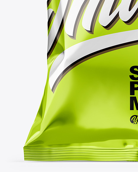 Metallic Snack Pack Mockup