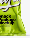 Metallic Snack Pack Mockup