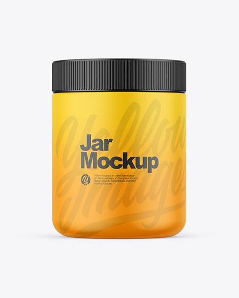 Matte Jar Mockup