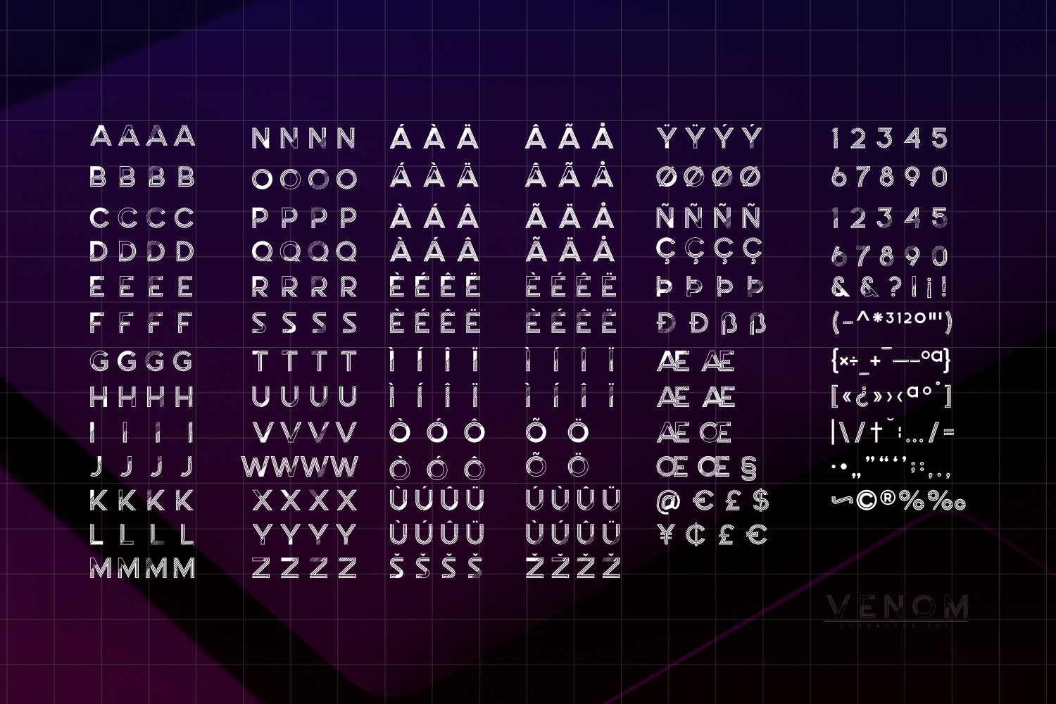 Blue Venom Font Blue Venom Font