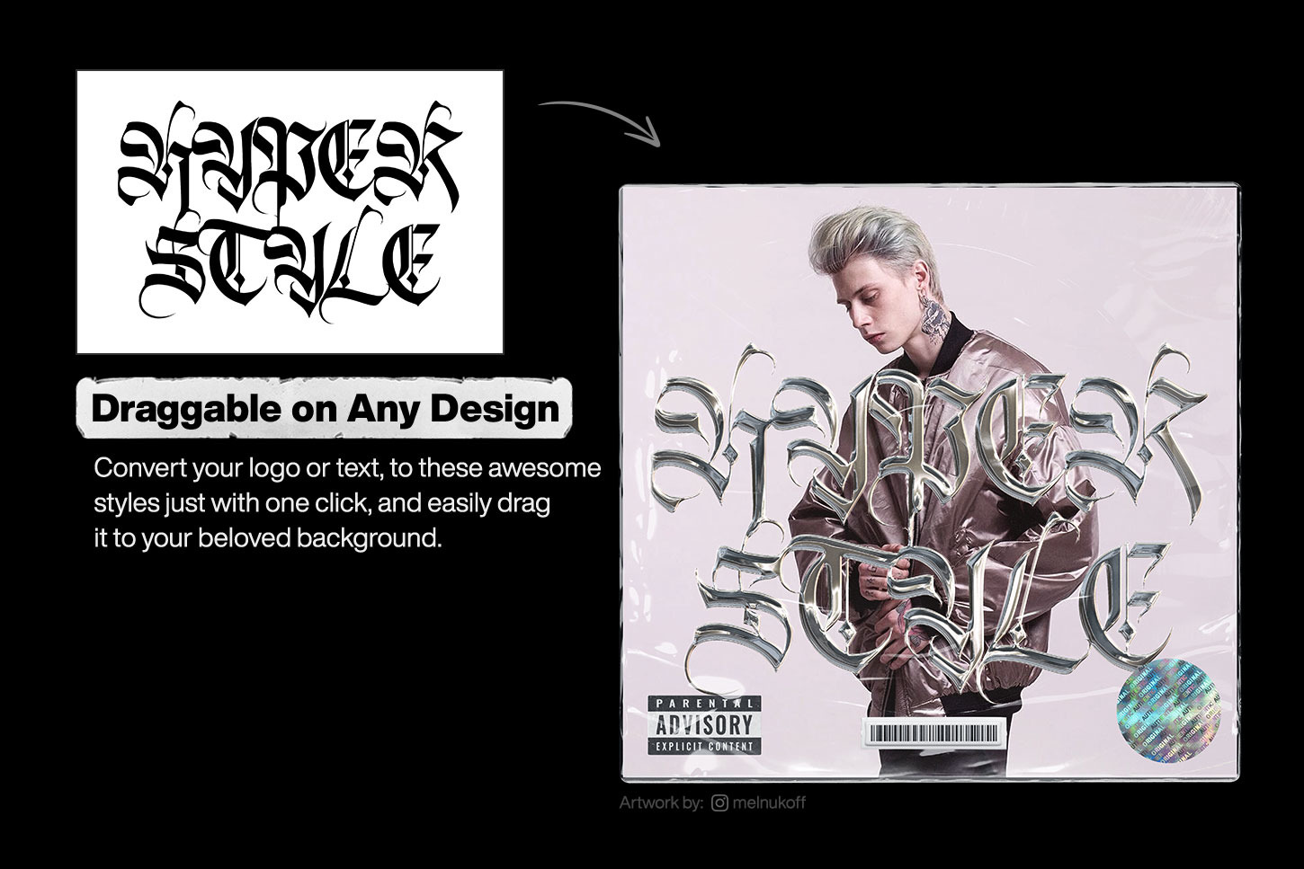 Chrome Text / Logo Style Vol.5 Chrome Text / Logo Style Vol.5