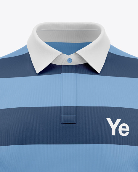 Polo Shirt Mockup - Front View