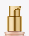 Glass Cosmetic Foundation Bottle Mockup