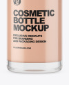 Glass Cosmetic Foundation Bottle Mockup