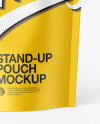 Matte Stand-up Pouch Mockup