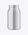 Metallic Plastic Jar Mockup