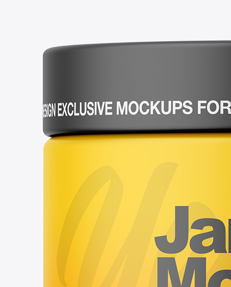 Matte Jar Mockup