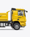 Tipper Truck Mockup - Side View