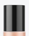 Frosted Glass Cosmetic Foundation Bottle Mockup Frosted Glass Cosmetic Foundation Bottle Mockup