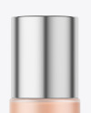 Frosted Glass Cosmetic Foundation Bottle Mockup Frosted Glass Cosmetic Foundation Bottle Mockup