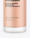 Frosted Glass Cosmetic Foundation Bottle Mockup Frosted Glass Cosmetic Foundation Bottle Mockup