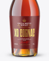 Clear Glass Cognac Bottle Mockup