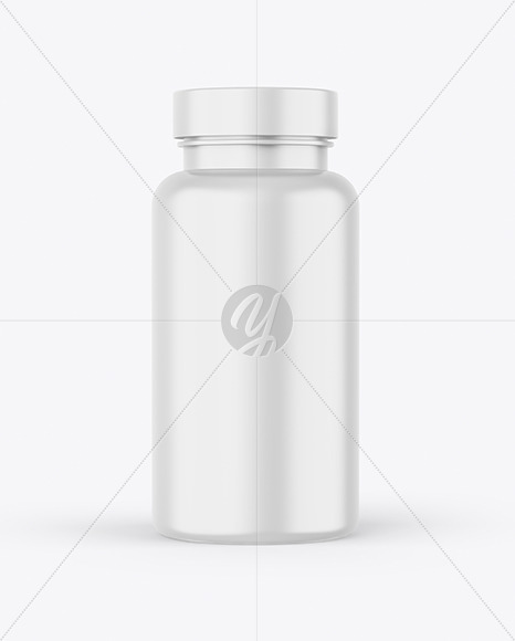 Matte Plastic Bottle Mockup