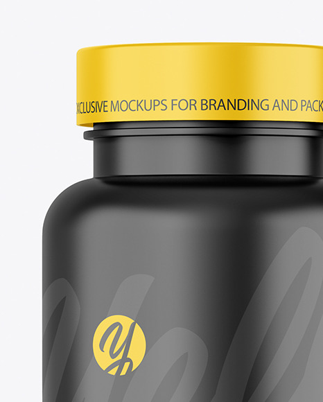 Matte Plastic Bottle Mockup