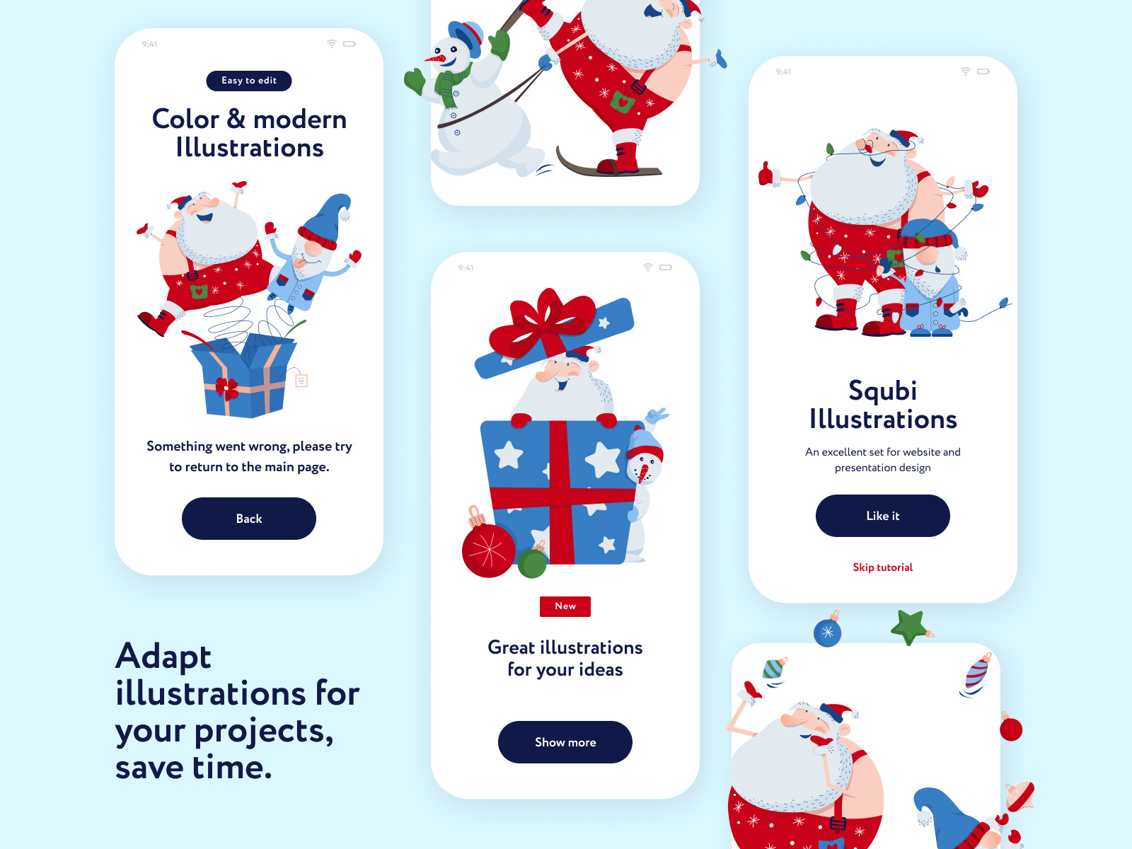 Krispy Santa Illustrations Krispy Santa Illustrations