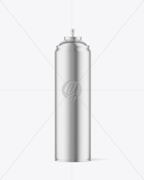 Metallic Spray Bottle Mockup