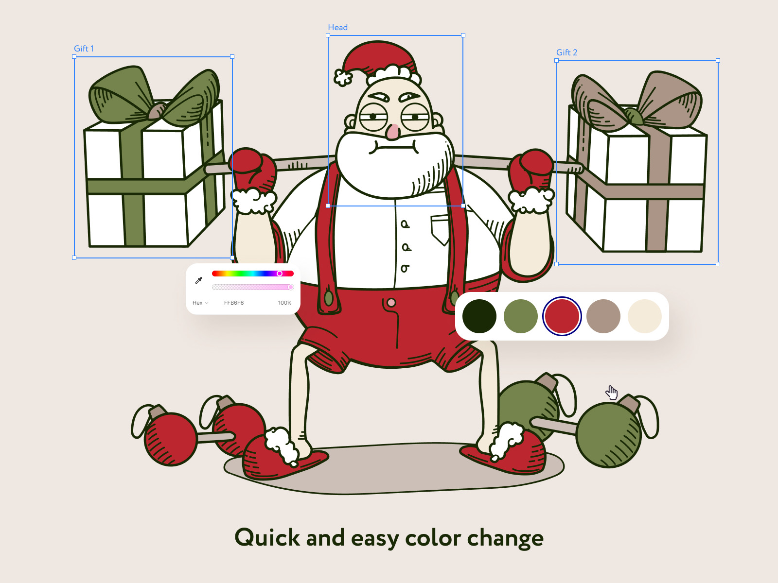 Merlty Santa Illustrations Merlty Santa Illustrations