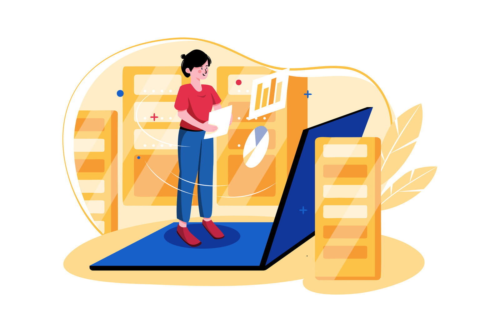 M367_Modern Technology Illustration Pack M367_Modern Technology Illustration Pack