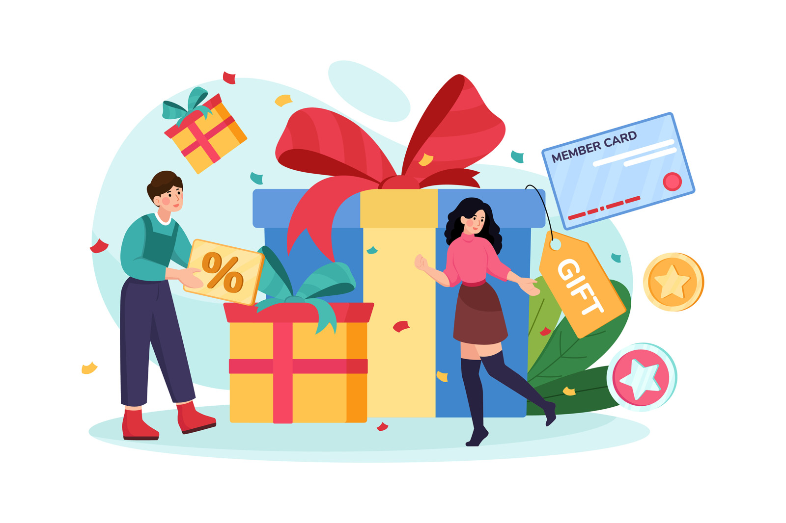 M336_Customer Loyalty Illustration Pack M336_Customer Loyalty Illustration Pack